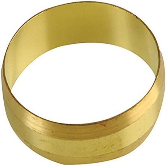 thumbnail image 2 of 10x15mm Brass Compression Olives For 15mm Copper Pipe Fittings - Free UK Delivery 2 of 14