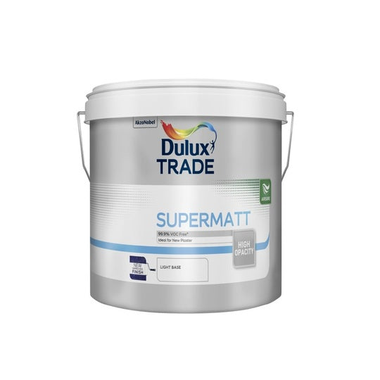 Dulux Trade Supermatt Light Base 5L zyberltd