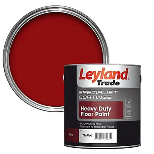 Leyland Floor Paint Tile Red 2.5L zyberltd