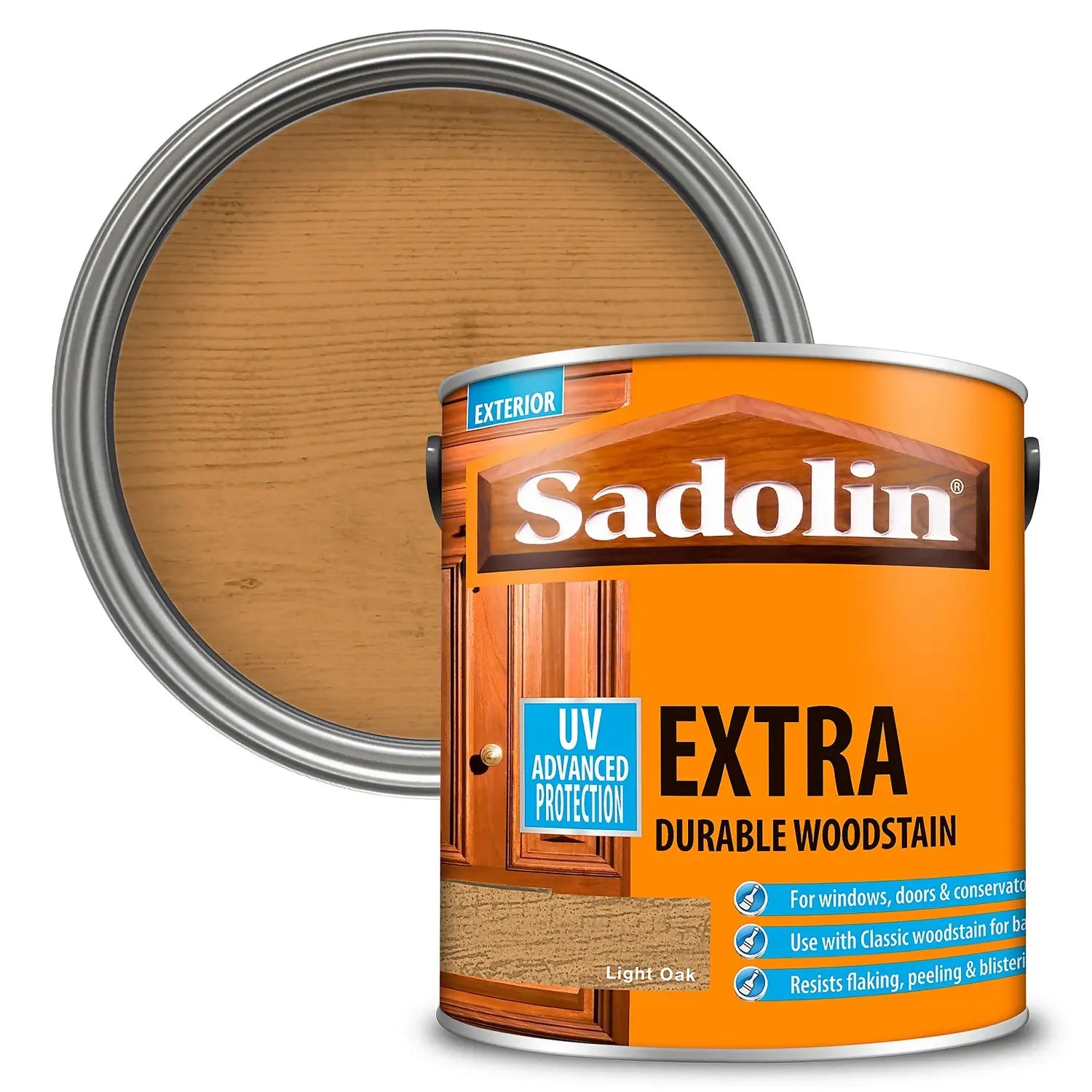 Sadolin Extra Wood Stain Light Oak 1L zyberltd