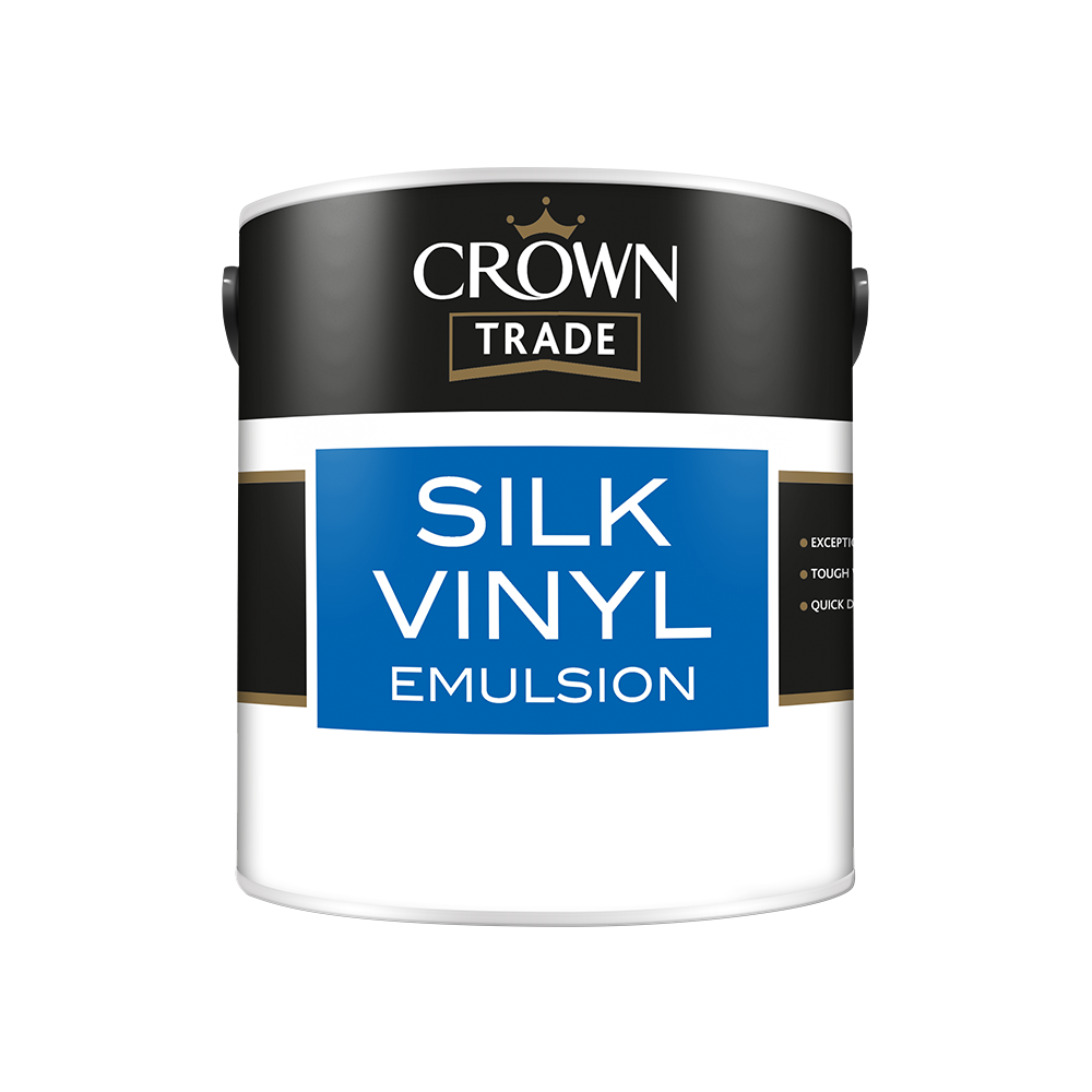 Crown Trade Silk Emulsion Brilliant White 2.5L