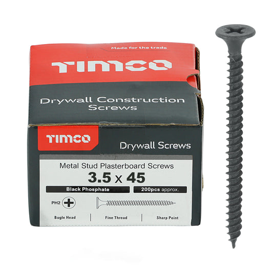 Drywall Screw PH2 Fine Grey 3.5 x 45