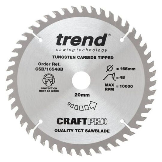 CRAFT SAW BLADE 165MM X 48T X 20