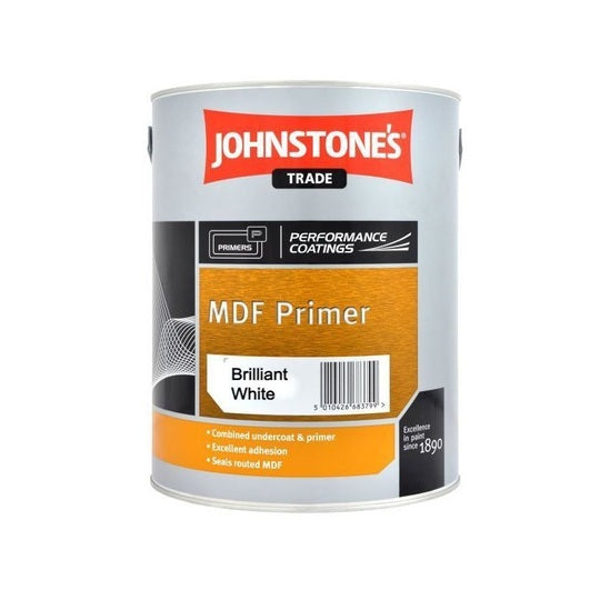 Johnstones MDF Primer Brilliant White 1L