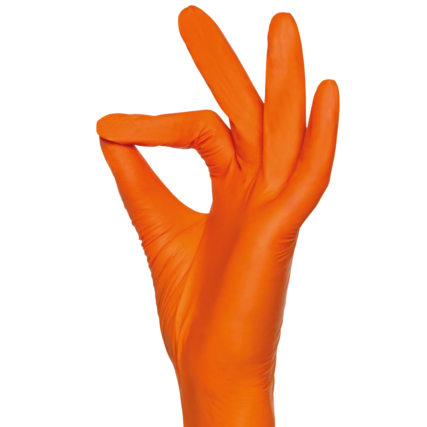 Value Health Orange Nitrile L