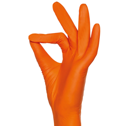 Value Health Orange Nitrile L
