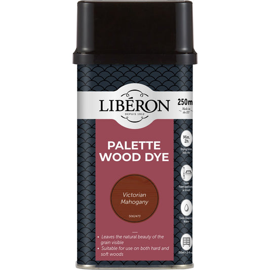 Liberon Palette Wood Dye Victorian Mahogany  250 ml