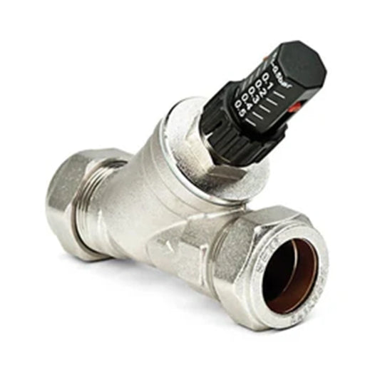0.1-0.5 Bar Straight By-Pass Valve 22mm