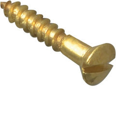 Slotted 5/8"x4 Screws 40 (pce) Brass