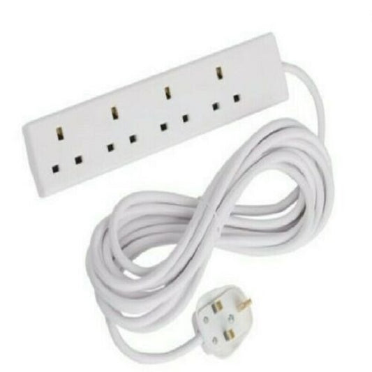 4 Way Extension Lead with 2 Metre Cable