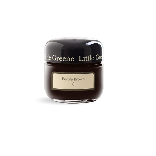 Little Greene Absolute Matt 60ml. Sample Purple Brown 8