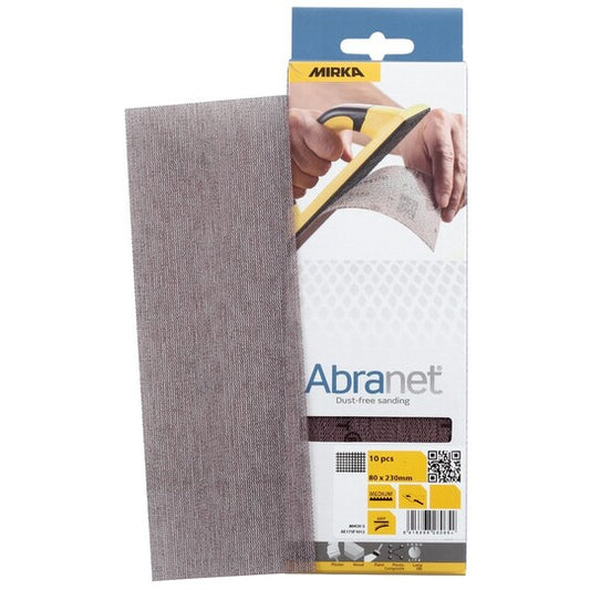 Mirka Abranet 80x230mm Grip P240, 10/Pack