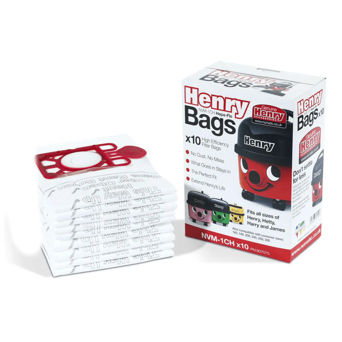 Henry Hoover Bags x 10