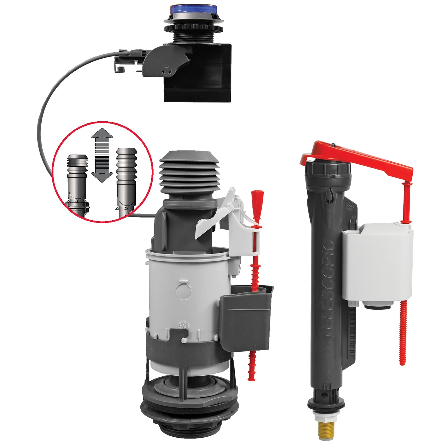 Wirquin Jollytronic Universal Cistern Fit Kit