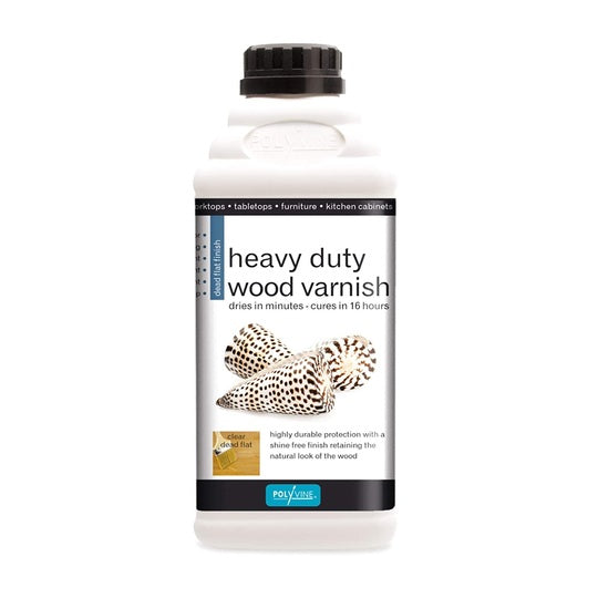 Polyvine Heavy Duty Interior Wood Varnish Dead Flat 500ml