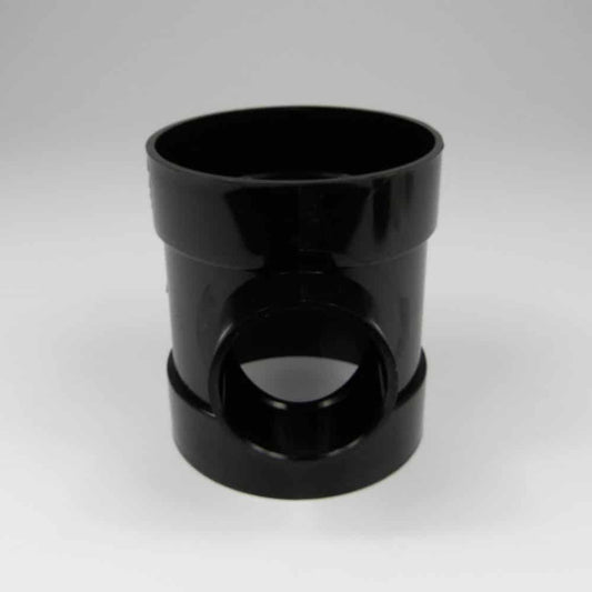 Soil Solvent Weld 110mm Short Boss Pipe 40mm Black