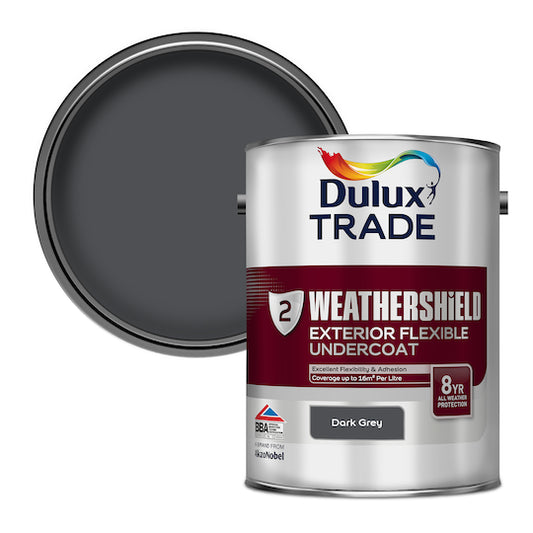 Dulux Trade Weathershield Undercoat Dark Grey 5L