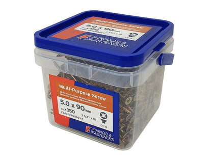 Multi-Purpose Pz Screw 5.0 x 90mm Tub 350