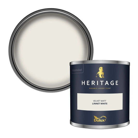Dulux Heritage Velvet Matt (Tinted) Linnet White