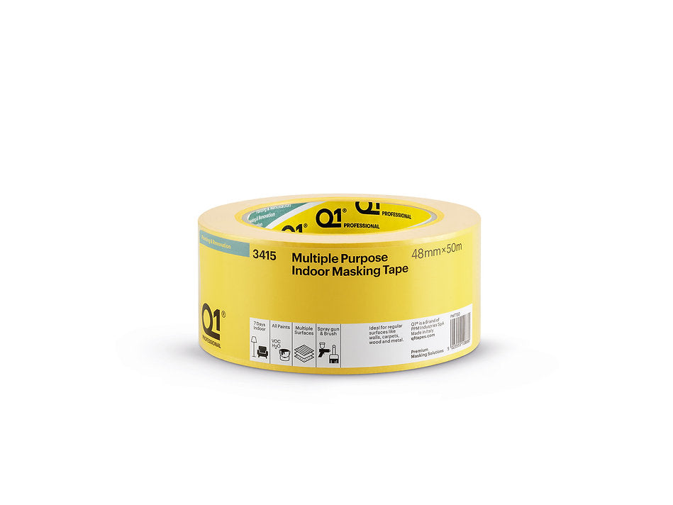 Q1® Multiple Purpose Indoor Masking Tape 48mm