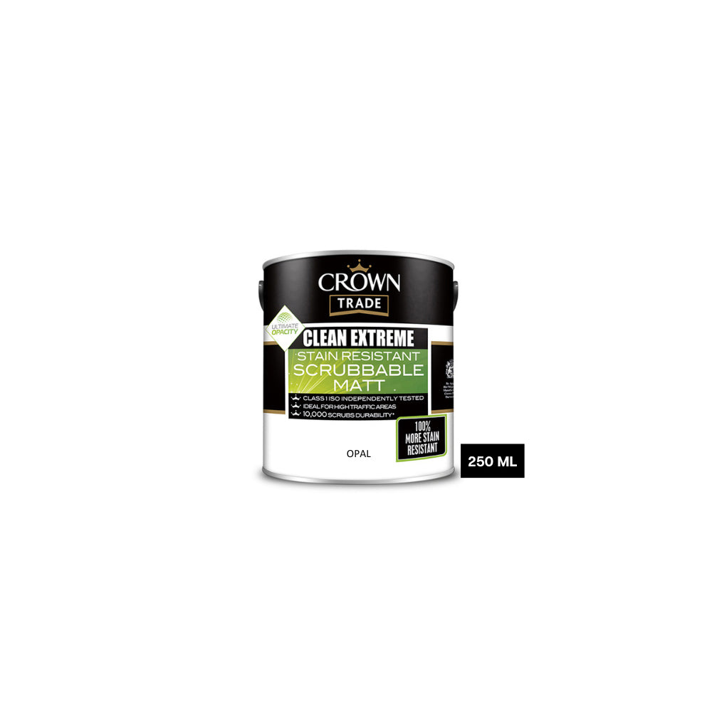 Crown Trade Clean Extreme Stain Resistant Matt