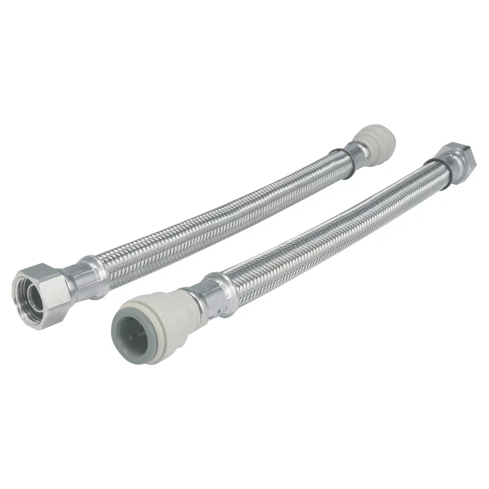 Flexi Tap Connector 15X1/2X500 9.5Mm Bore Compression Wras