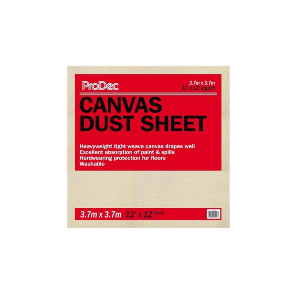 Canvas Dust Sheet 12' x 12'