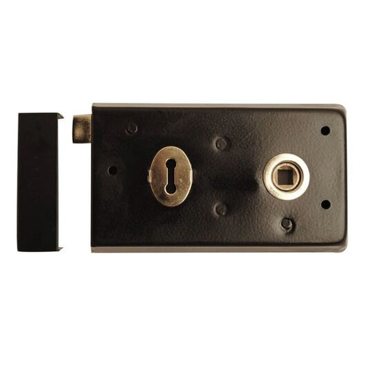 Rim Lock Black 135mmx75mm
