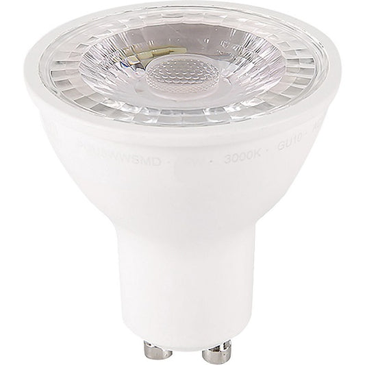 MERDIAN 5W=50W GU10 W/WHITE 5 PACK LED LAMP