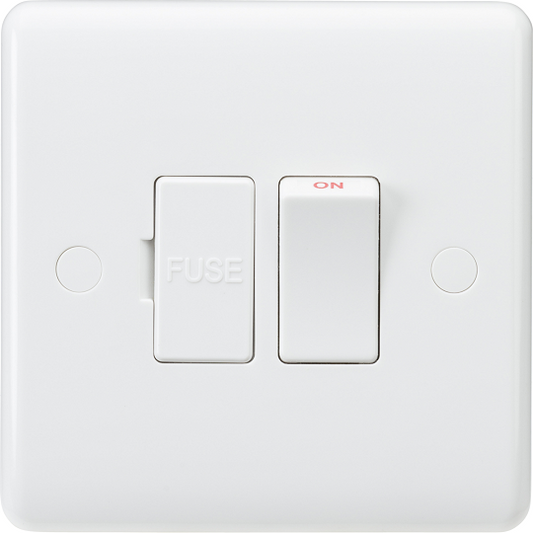 Curved Edge 13a Switched Fused Spur