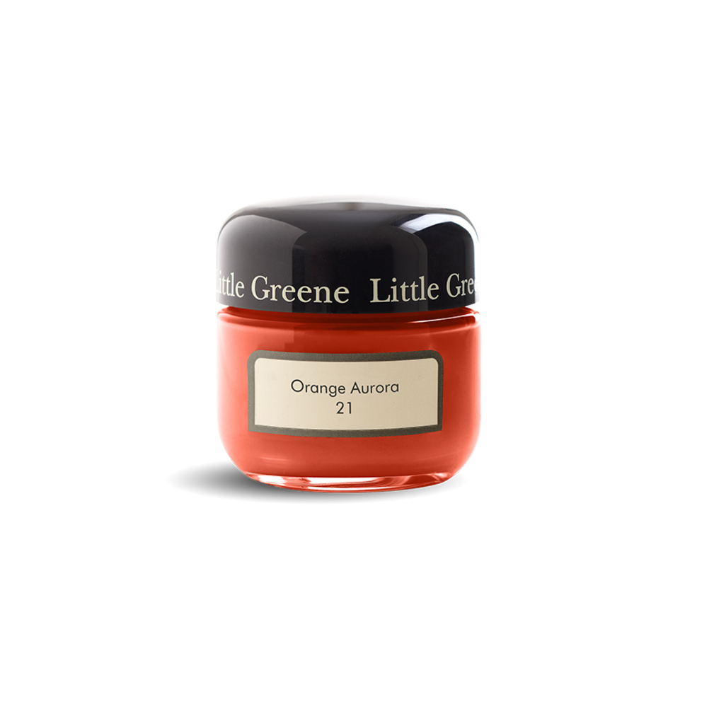 Little Greene Absolute Matt  60 ml. Sample Orange Aurora 21