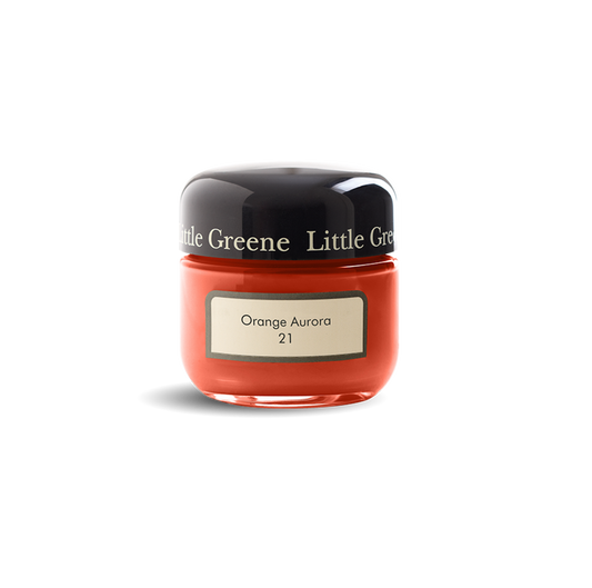 Little Greene Absolute Matt  60 ml. Sample Orange Aurora 21