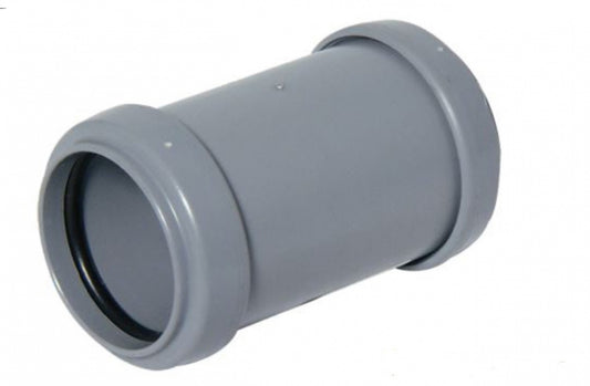 Waste Solvent Weld 40mm Coupling Grey