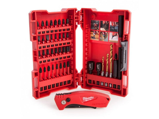 Milwaukee  Shockwave Set + Compact Knife