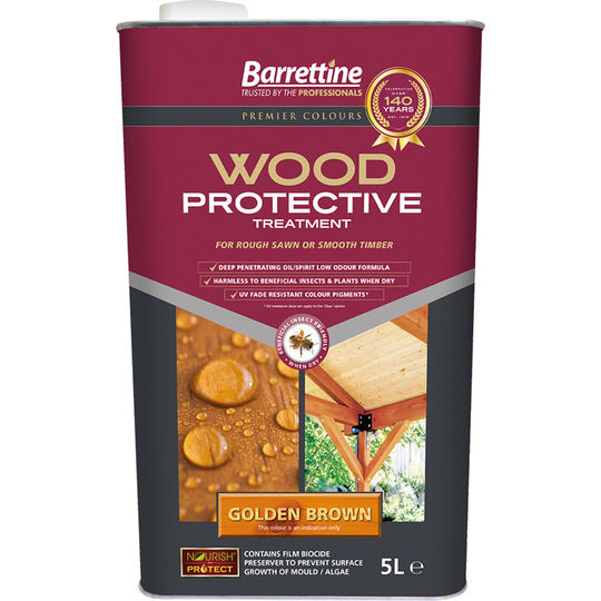 Barrettine Protective Treatment Golden Brown 5L