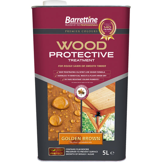 Barrettine Protective Treatment Golden Brown 5L