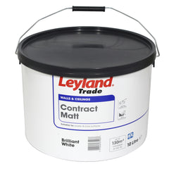Leyland Trade Contract Matt Brilliant White 10L