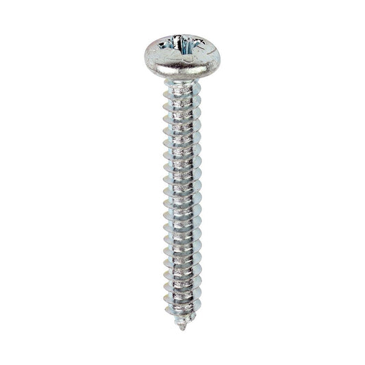 Self-Tapping Screws - Pz - Countersunk - Zinc 10 X 1 1/4