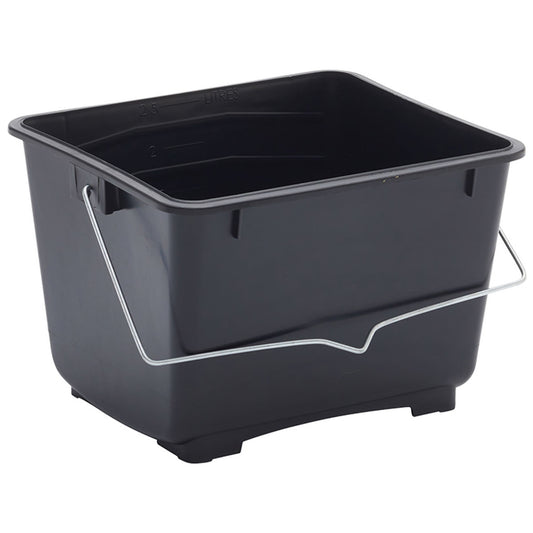 2.5 Litre Black Plastic Scuttle