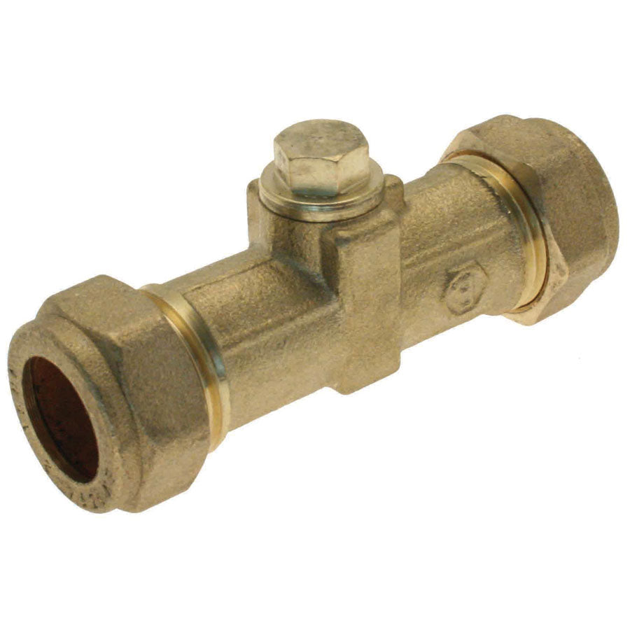15mm CORE WRAS DZR Comp Double Check Valve
