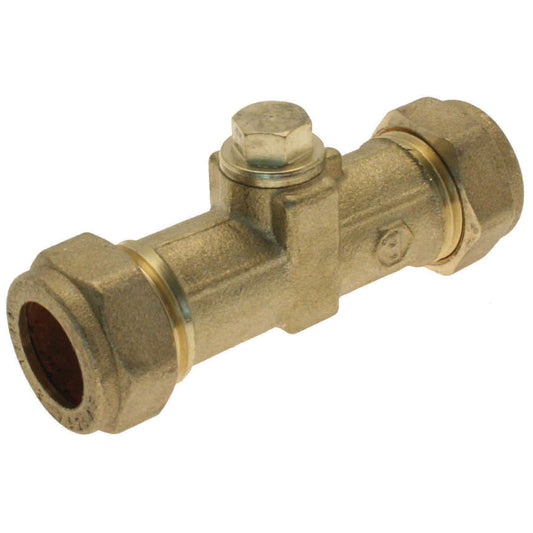 15mm CORE WRAS DZR Comp Double Check Valve