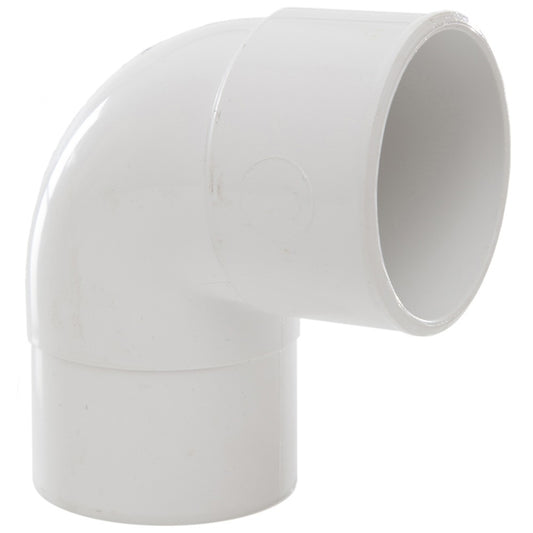 Waste Solvent Weld 32mm 45 Degree Bend White
