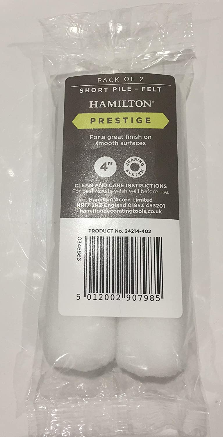 Hamiltin Prestige 4" Short Pile 2 Pack