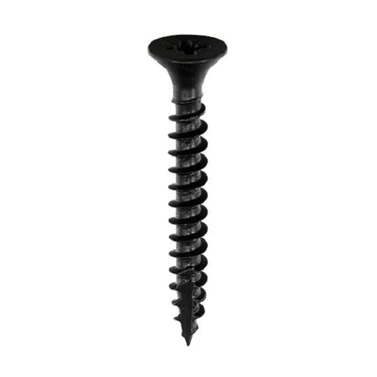 Classic Multi-Purpose Screws - PZ - 3.5 x 25 Black