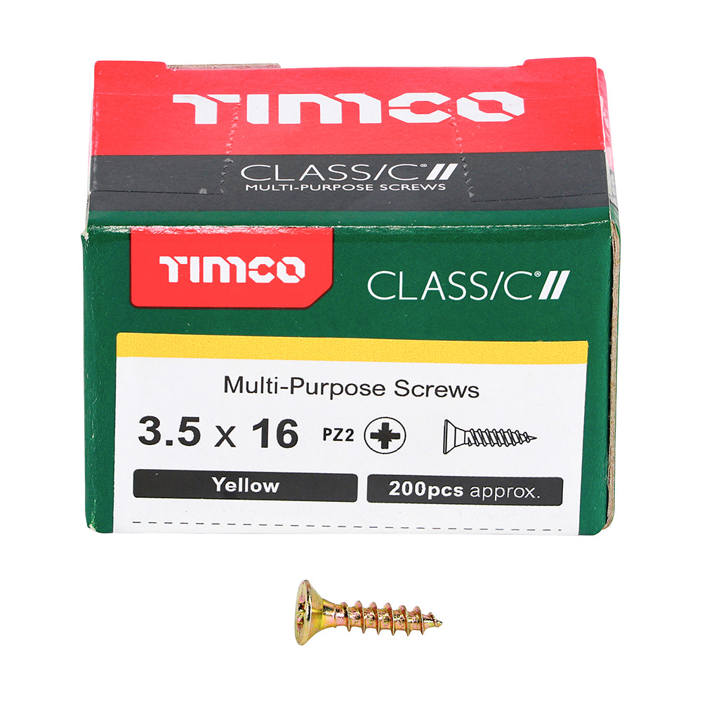 Classic Screw PZ2 CSK ZYP 3.5 x 16mm