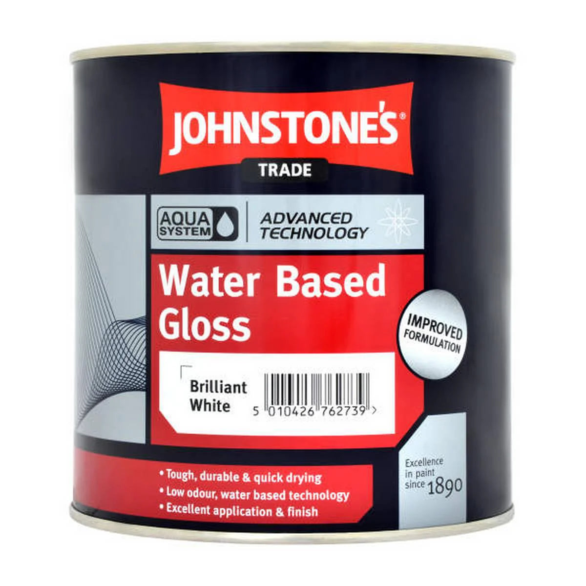 Johnstone's Aqua Gloss Brilliant White 1L
