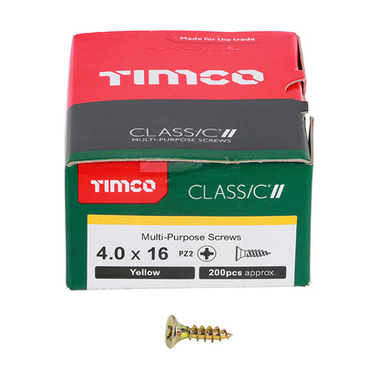 Classic Screw PZ2 CSK ZYP 4.0 x 16