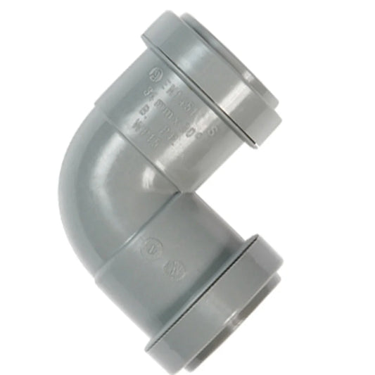 WASTE SW 40mm 90 Deg Knuckle Bend GREY