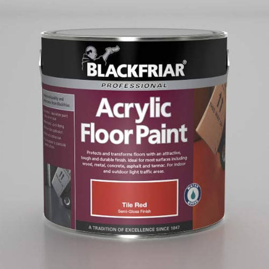 Blackfriar Acrylic Floor Paint - White 2.5lt