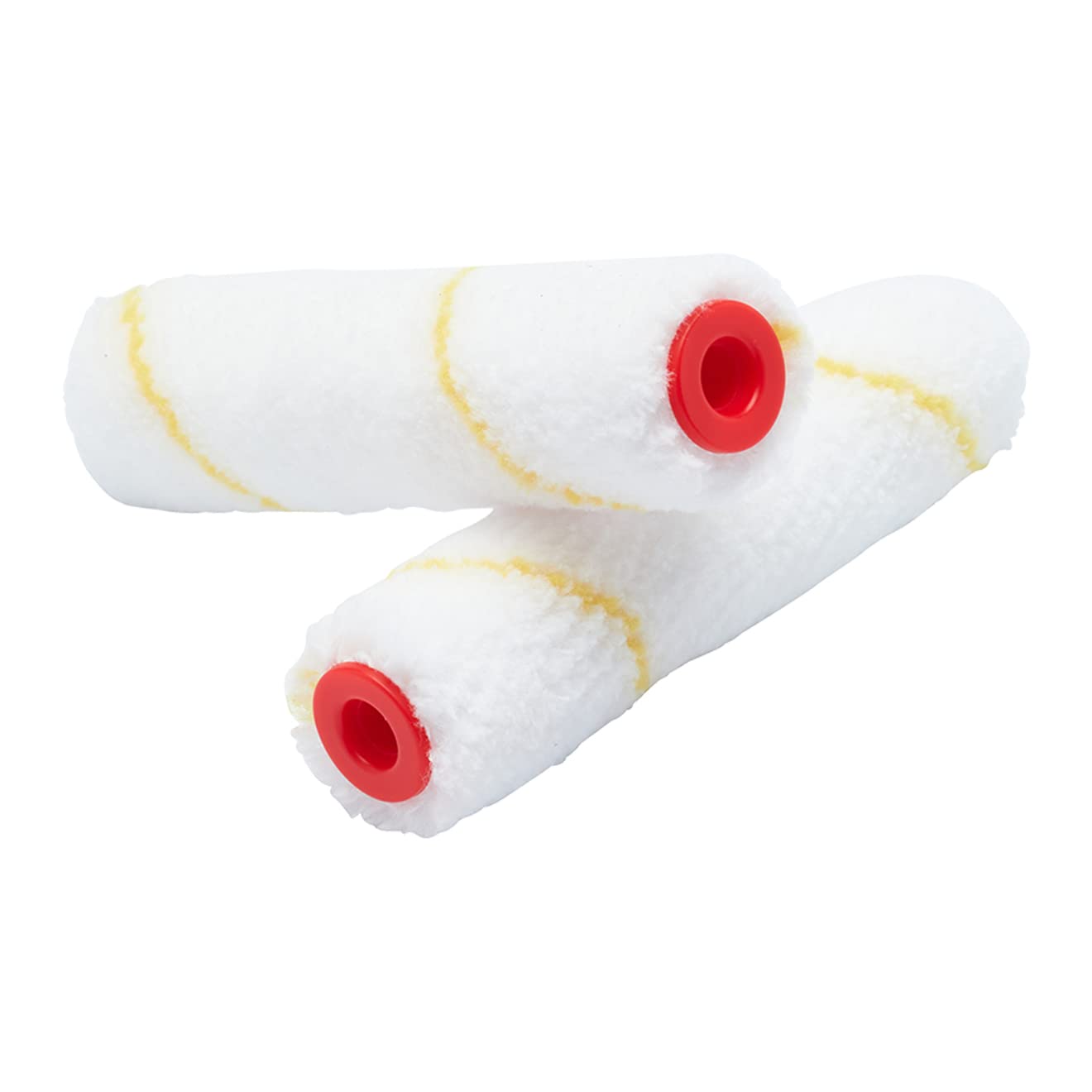 4" Short Pile Microfibre Mini Roller 2pk